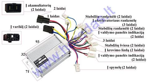schema elektrinio keturračio vaikams