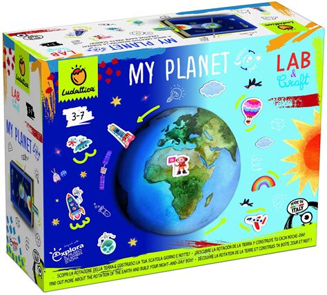 Vaizdas, kaip vaikas žaidžia su „Ludattica Mano planeta