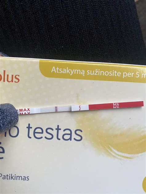 Neaiškus nėštumo testo rezultatas