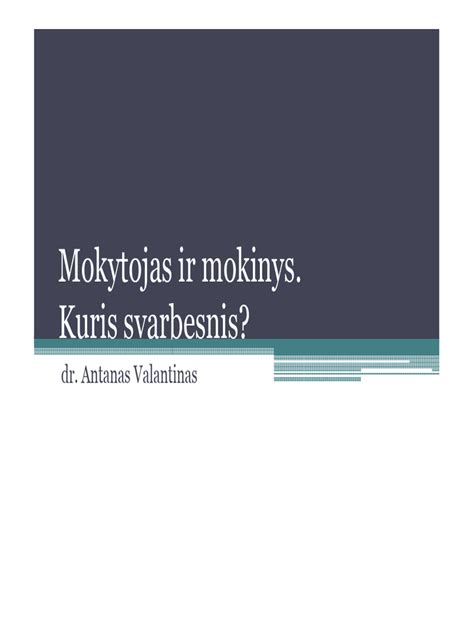 Mokytojas ir mokinys bendrauja