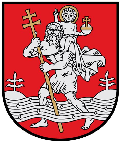 Vilniaus herbas su Šv. Kristoforu