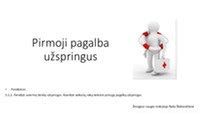 infografika: pirmoji pagalba vaikui užspringus