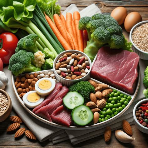 Įvairūs maisto produktai, turtingi folatu