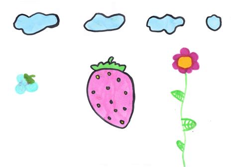 Vaikų piešiniai darželio parodoje