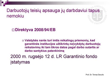 Darbuotojų teisių apsauga