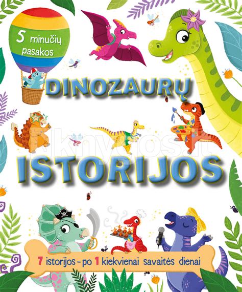 vaikiškos knygos su dinozaurais
