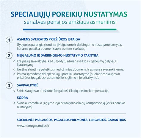 Lentelė: Specialiųjų poreikių grupės ir jų aprašymai