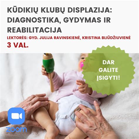 Klubų displazija ir tinkama kūdikio poza