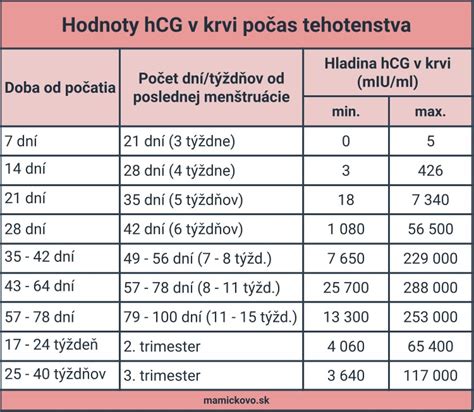 Grafikas, rodantis hCG lygio svyravimus po persileidimo