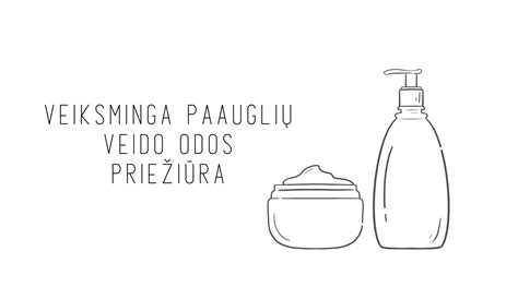 Paauglių odos priežiūra nuo spuogų