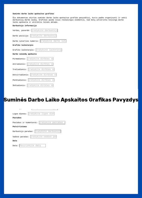 Pavyzdys, kaip atrodo dalis darbo laiko apskaitos žiniaraščio su pažymėtomis nėštumo ir gimdymo atostogomis