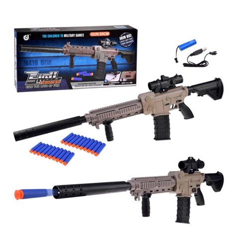 Žaisliniai šautuvai su minkštomis kulkomis