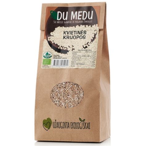 Įvairios kruopos ir jų maistinė vertė