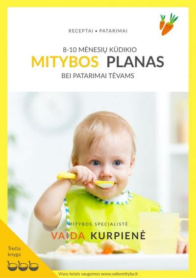 Pavyzdinis 5-6 mėnesių kūdikio mitybos planas