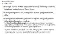 schematiškas žmogaus hormonų ciklo paveikslėlis