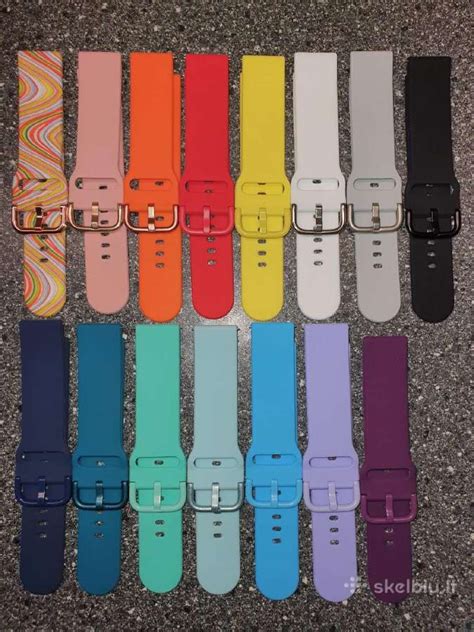 Įvairių spalvų silikoninių vaikiškų laikrodžių asortimentas