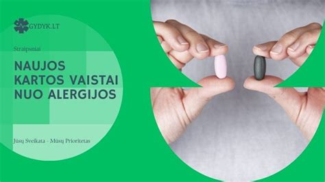 Nuotrauka, vaizduojanti įvairius nereceptinius vaistus nuo alergijos