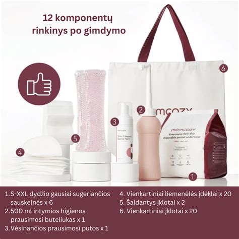 reikmenys mamai po gimdymo