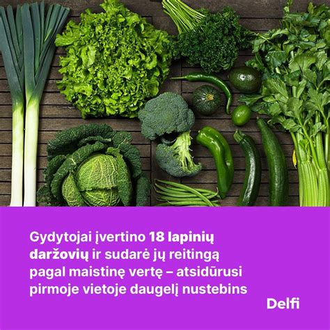 Lapinės žalios daržovės