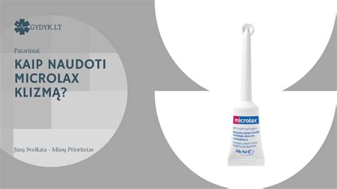 Schema, kaip veikia Microlax klizma