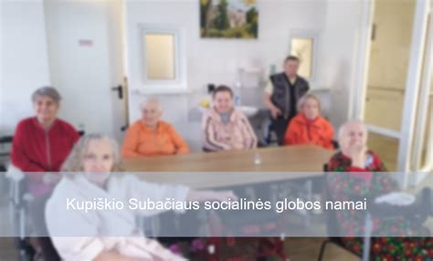 gyventojai socialinės globos namuose