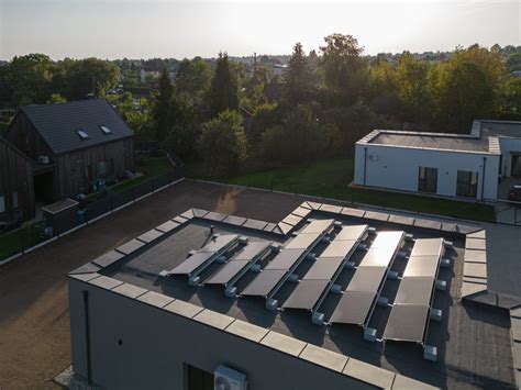saulės elektrinė ant Vilkijos PSPC stogo