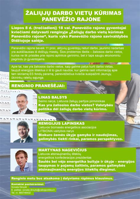 Darbo vietų kūrimas