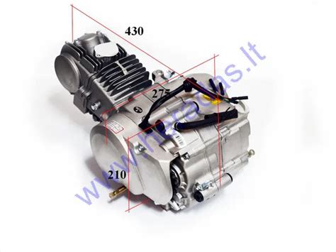 Schematinis brėžinys mini motociklo variklio