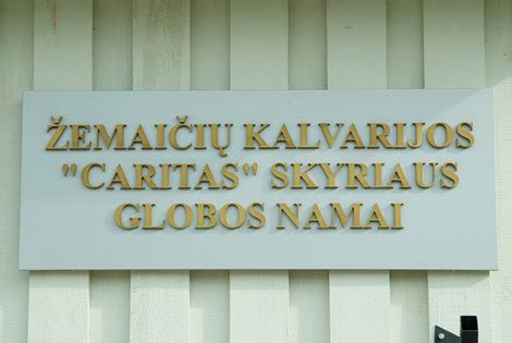 Žemaičių Kalvarijos Caritas skyriaus globos namų logotipas arba nuotrauka