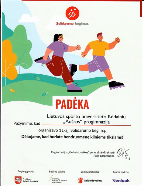 Informatyvi schema apie Solidarumo bėgimo naudą