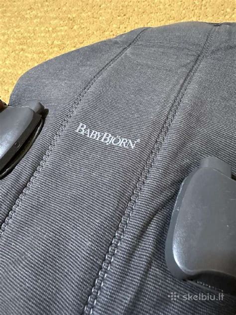 Schema: Kaip taisyklingai užsegti BabyBjörn nešioklę