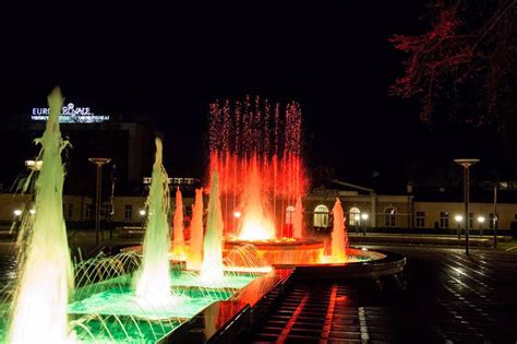 Muzikinis fontanas Druskininkų centre