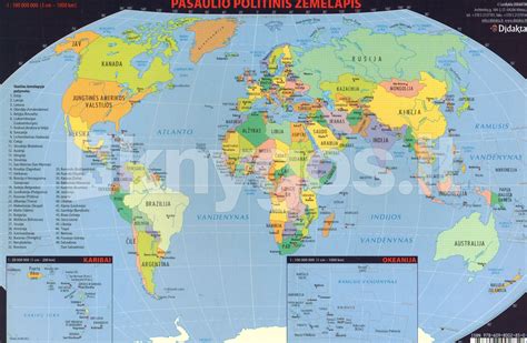 Pasaulio politinis žemėlapis su pažymėtomis šalimis pagal vaikų mirtingumo rodiklius