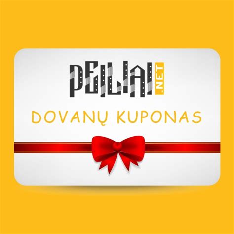 Dovanų kuponas kūdikių prekėms