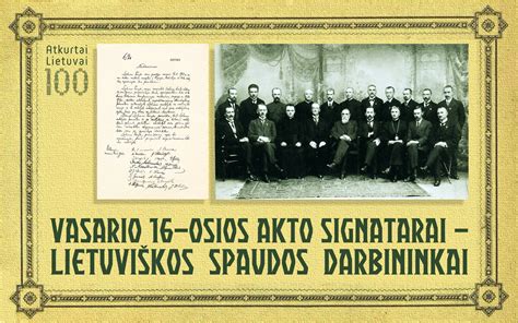Vasario 16-osios Akto signatarai.