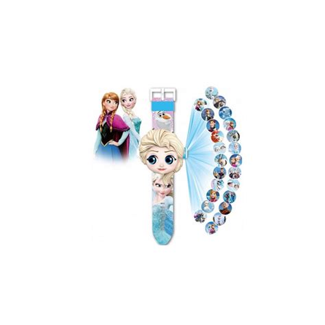 Vaikiškas laikrodis su Frozen personažais ant riešo