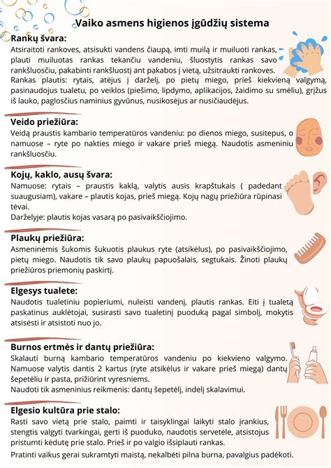 vaikų buitiniai įgūdžiai