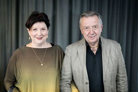 Jonas Braškys ir Larisa Kalpokaitė Vilniaus mažojo teatro jubiliejuje