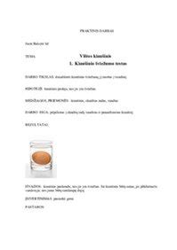 Kiaušinių šviežumo testas vandenyje