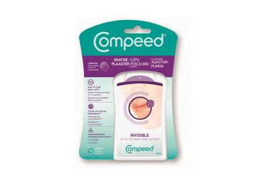 COMPEED® pleistro nuo lūpų pūslelinės naudojimo instrukcija