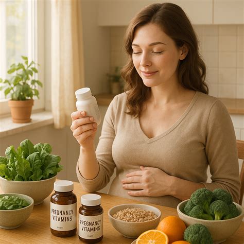 vitaminai ir mineralai nėštumo metu