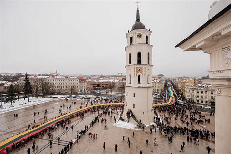 Vilniaus Gedimino prospektas Kovo 11-osios metu