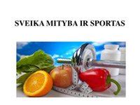 Sveika mityba ir sportas nėštumo metu