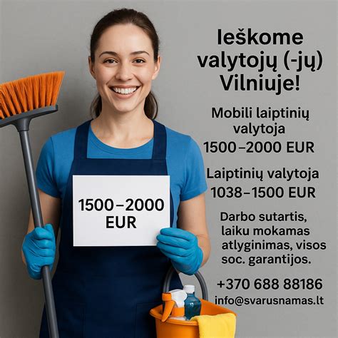 darbo skelbimų apžvalga Lietuvoje