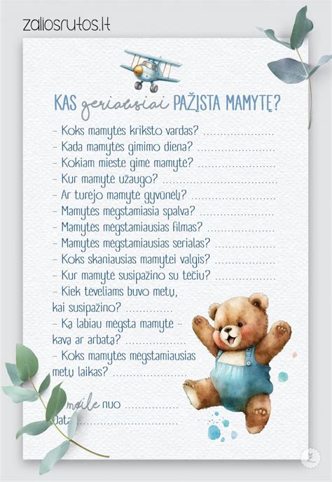 Kūdikio sutiktuvių žaidimai