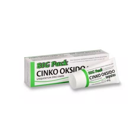 Cinko oksido molekulės struktūra