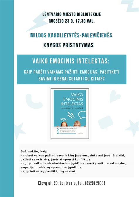 Vaikų emocinis intelektas: knygos