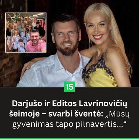 Darjušo ir Editą Lavrinovičių šeima
