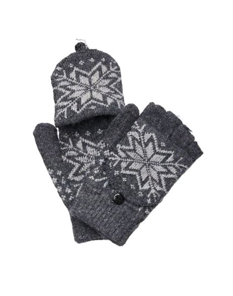 Įvairių raštų ir spalvų megztos pirštinės