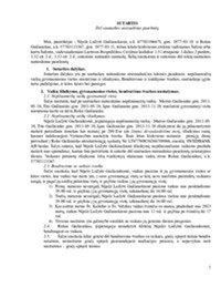 Schema, kaip nustatoma tėvystė po santuokos nutraukimo